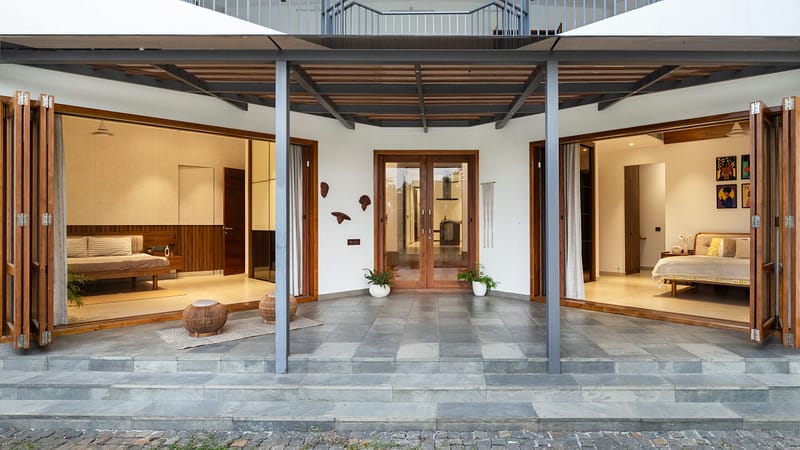 courtyard and outside area