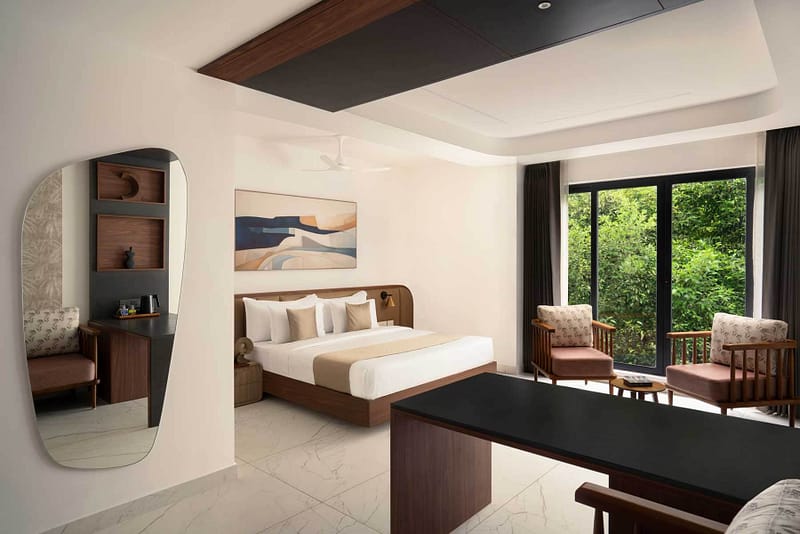 Bedroom side view