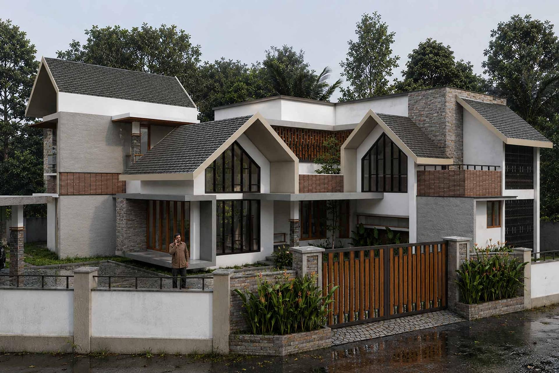 Le toit modern contemporary residential design by lykke